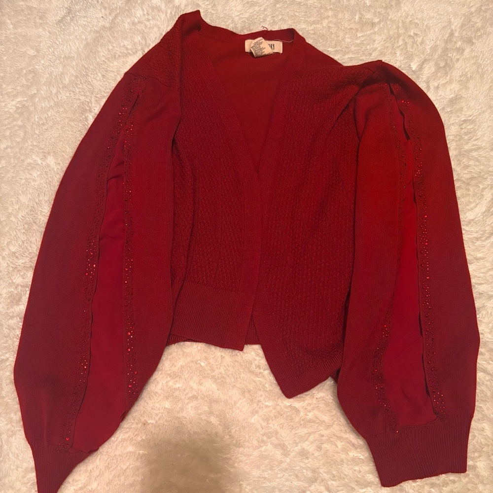 Elegant Red Women's Sweater